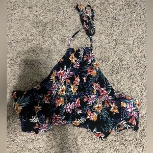 Garage floral halter top. Size small.